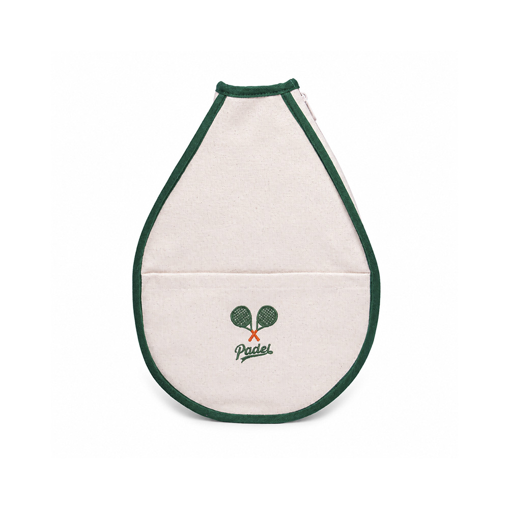 Porta Raquete Padel Canvas 405 Sarita, bege