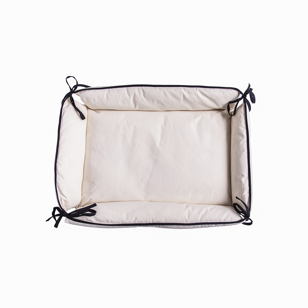 Cama para animais Pet Bed Rody bege, vista de cima