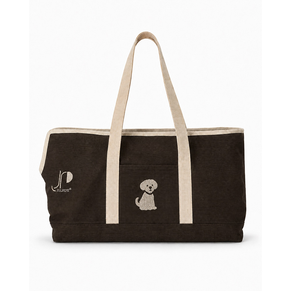 Pet Bag Canvas 405 Tommy, castanho